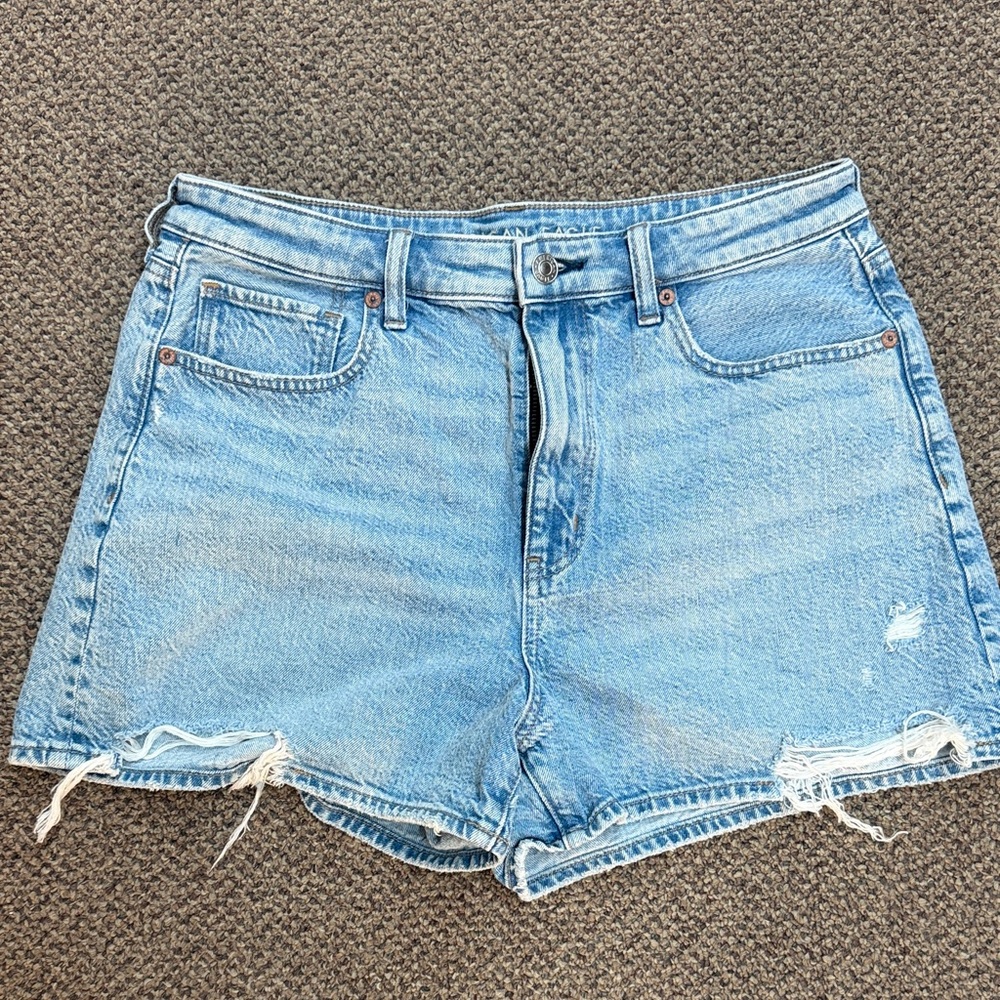 Abercrombie & Fitch Light Blue Jean Shorts
